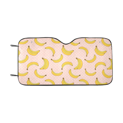 Banana Pattern Print Design BA06 Car Sun Shade-JorJune