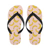 Banana Pattern Print Design BA06 Flip Flops-JorJune