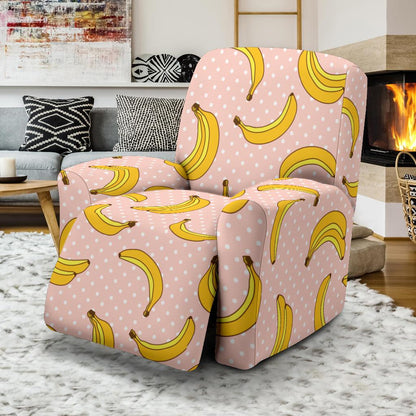 Banana Pattern Print Design BA06 Recliner Slipcover-JORJUNE.COM