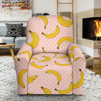 Banana Pattern Print Design BA06 Recliner Slipcover-JORJUNE.COM