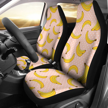 Banana Pattern Print Design BA06 Universal Fit Car Seat Covers