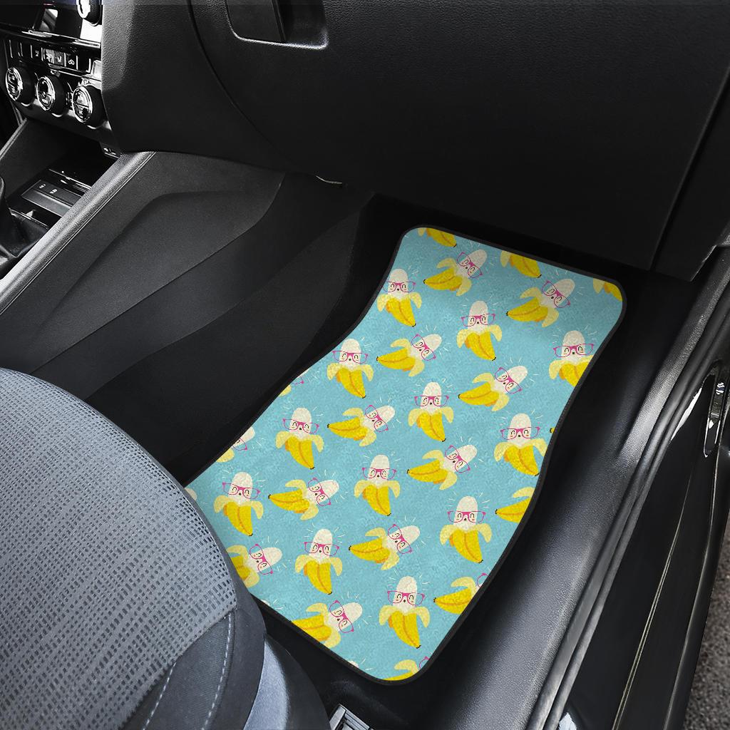 Banana Pattern Print Design BA07 Car Floor Mats-JorJune