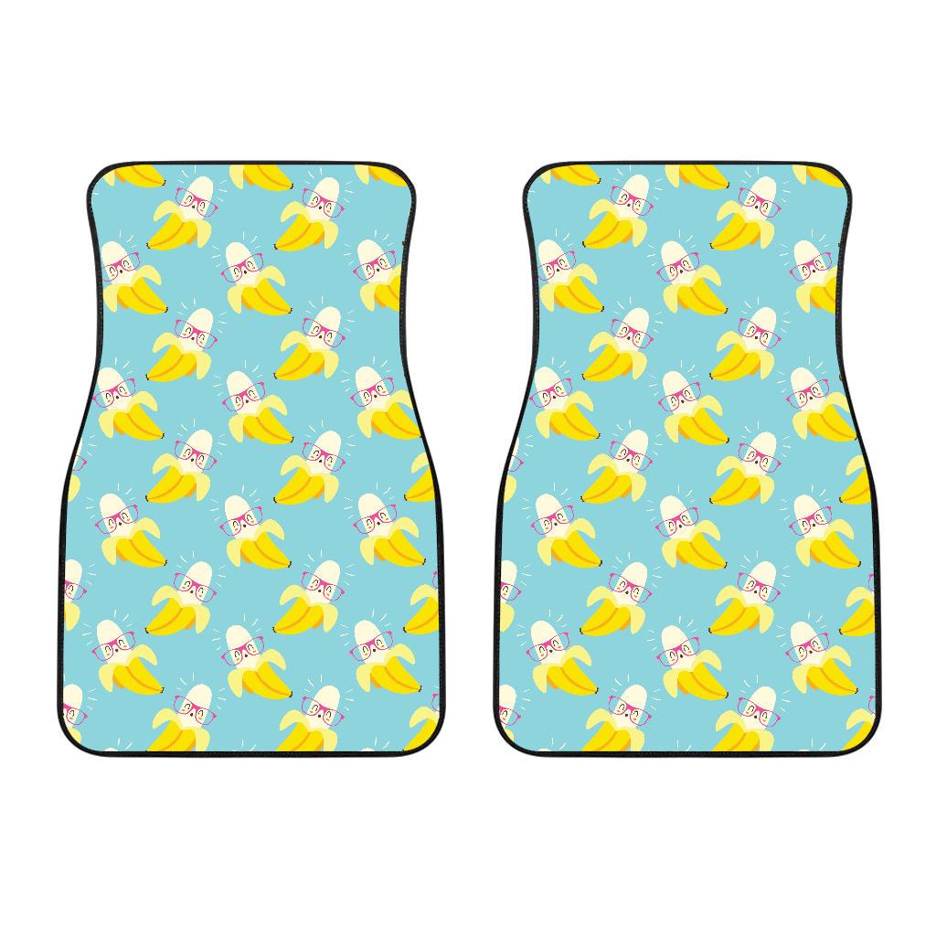 Banana Pattern Print Design BA07 Car Floor Mats-JorJune