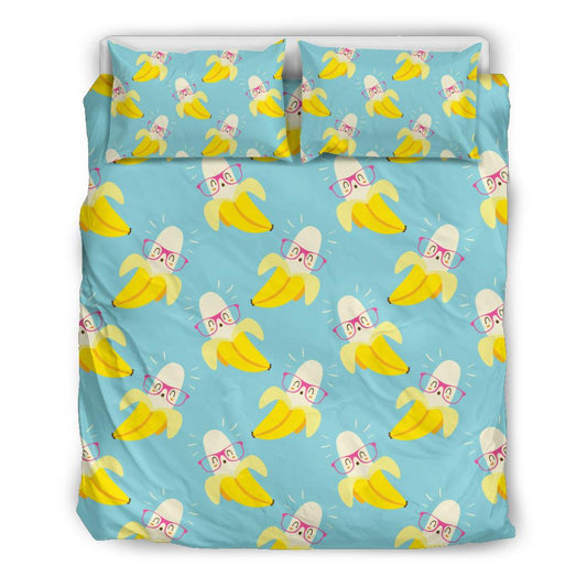 Banana Pattern Print Design BA07 Duvet Cover Bedding Set-JORJUNE.COM