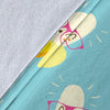 Banana Pattern Print Design BA07 Fleece Blankete