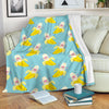 Banana Pattern Print Design BA07 Fleece Blankete