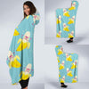 Banana Pattern Print Design BA07 Hooded Blanket-JORJUNE.COM