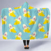 Banana Pattern Print Design BA07 Hooded Blanket-JORJUNE.COM