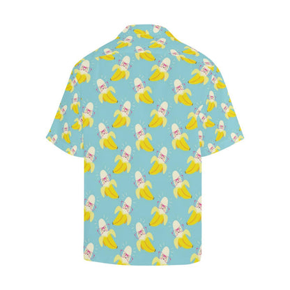 Banana Pattern Print Design BA07 Men Hawaiian Shirt-JorJune