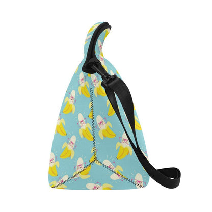 Banana Pattern Print Design BA07 Neoprene Lunch Bag-JorJune