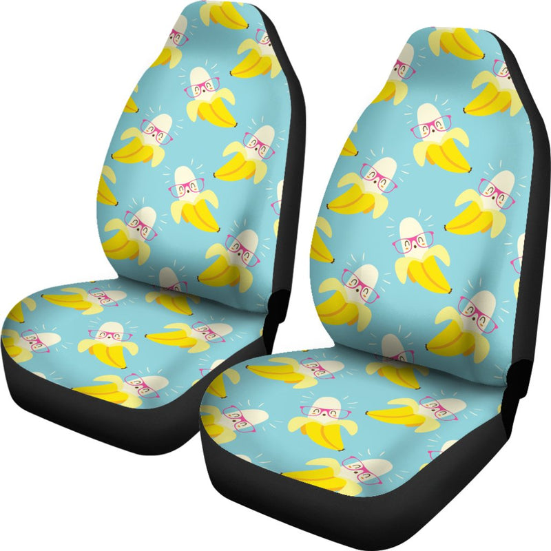 Banana Pattern Print Design BA07 Universal Fit Car Seat Covers