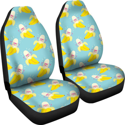 Banana Pattern Print Design BA07 Universal Fit Car Seat Covers