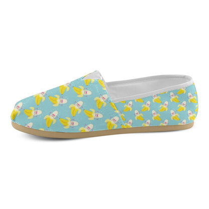 Banana Pattern Print Design BA07 Women Casual Shoes-JorJune.com