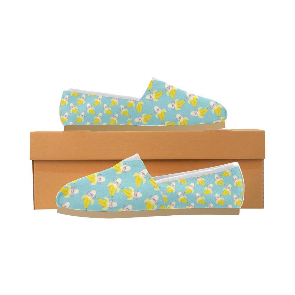 Banana Pattern Print Design BA07 Women Casual Shoes-JorJune.com