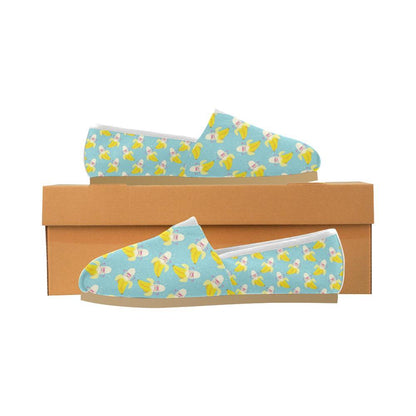 Banana Pattern Print Design BA07 Women Casual Shoes-JorJune.com