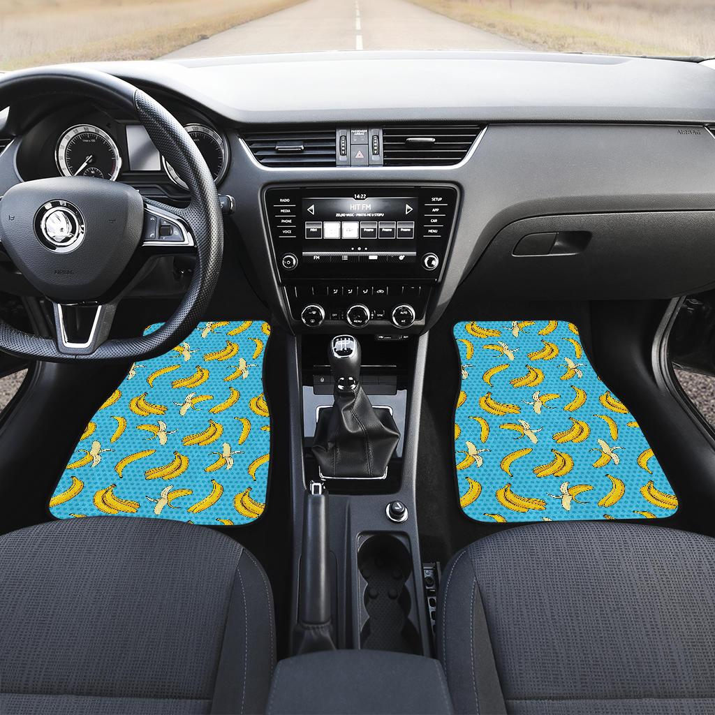 Banana Pattern Print Design BA08 Car Floor Mats-JorJune
