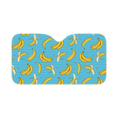 Banana Pattern Print Design BA08 Car Sun Shade-JorJune