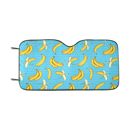 Banana Pattern Print Design BA08 Car Sun Shade-JorJune