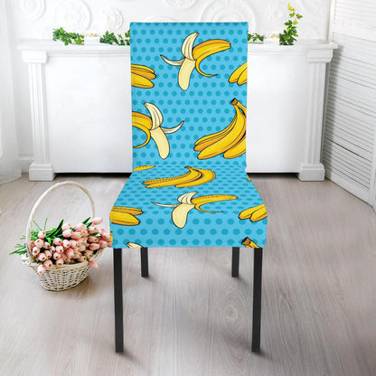 Banana Pattern Print Design BA08 Dining Chair Slipcover-JORJUNE.COM