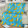 Banana Pattern Print Design BA08 Fleece Blankete