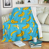 Banana Pattern Print Design BA08 Fleece Blankete