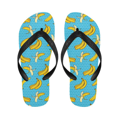 Banana Pattern Print Design BA08 Flip Flops-JorJune