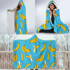 Banana Pattern Print Design BA08 Hooded Blanket-JORJUNE.COM