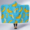 Banana Pattern Print Design BA08 Hooded Blanket-JORJUNE.COM