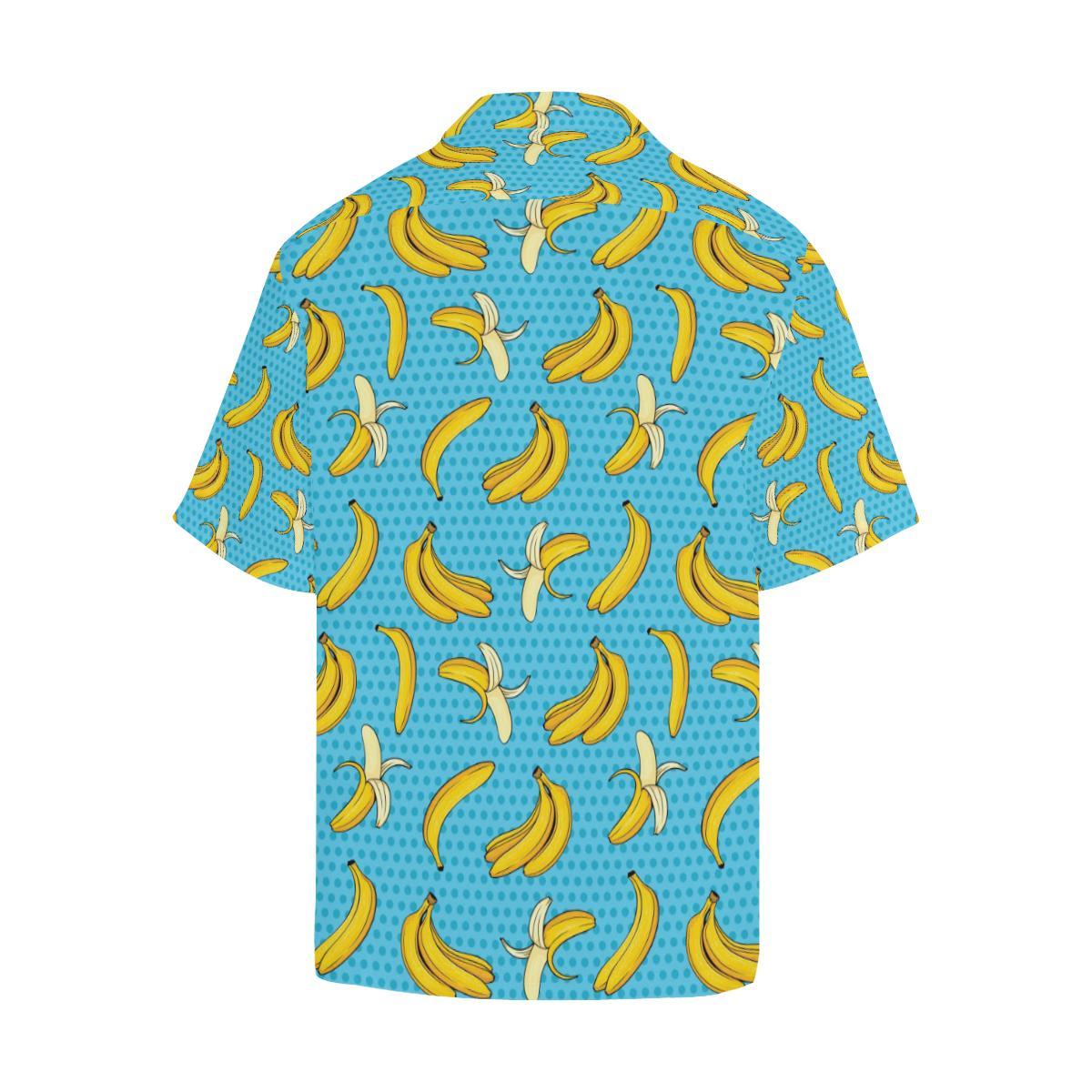 Banana Pattern Print Design BA08 Men Hawaiian Shirt-JorJune