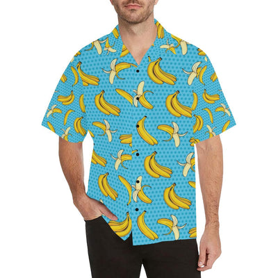 Banana Pattern Print Design BA08 Men Hawaiian Shirt-JorJune