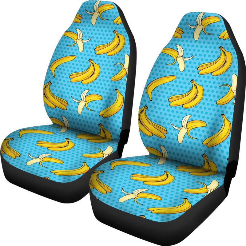 Banana Pattern Print Design BA08 Universal Fit Car Seat Covers