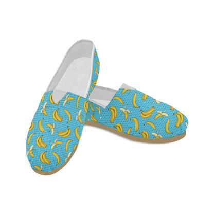 Banana Pattern Print Design BA08 Women Casual Shoes-JorJune.com