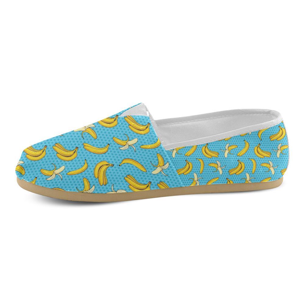 Banana Pattern Print Design BA08 Women Casual Shoes-JorJune.com