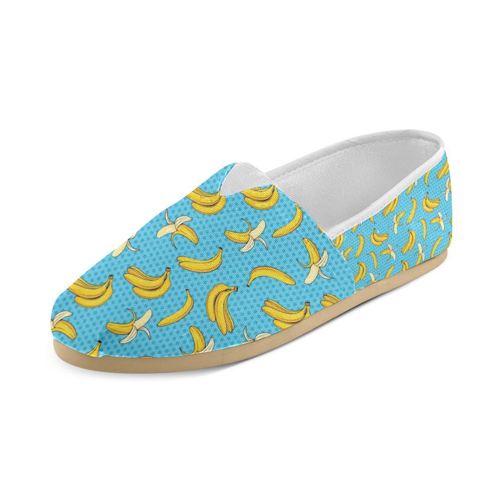 Banana Pattern Print Design BA08 Women Casual Shoes-JorJune.com