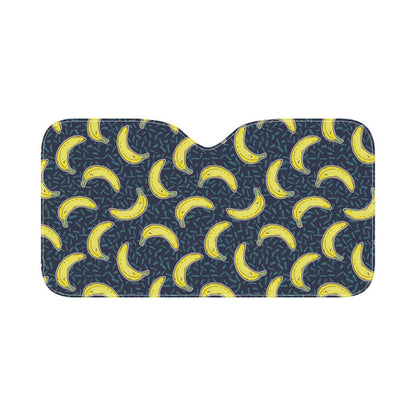 Banana Pattern Print Design BA09 Car Sun Shade-JorJune