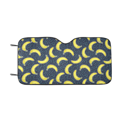 Banana Pattern Print Design BA09 Car Sun Shade-JorJune