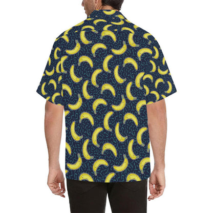 Banana Pattern Print Design BA09 Men Hawaiian Shirt-JorJune
