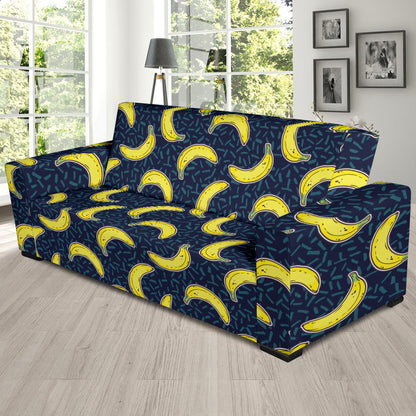 Banana Pattern Print Design BA09 Sofa Slipcover-JORJUNE.COM
