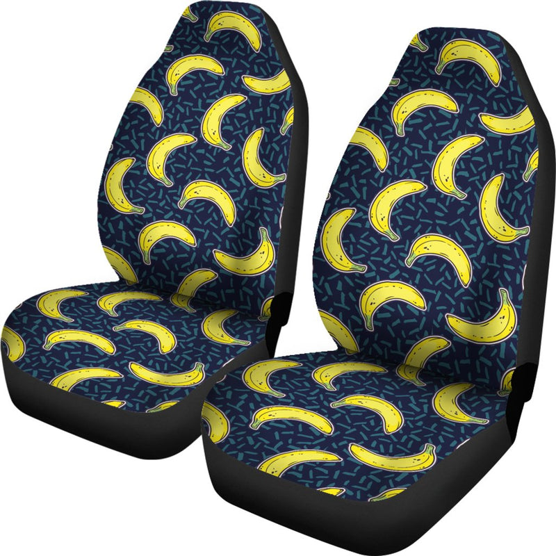 Banana Pattern Print Design BA09 Universal Fit Car Seat Covers