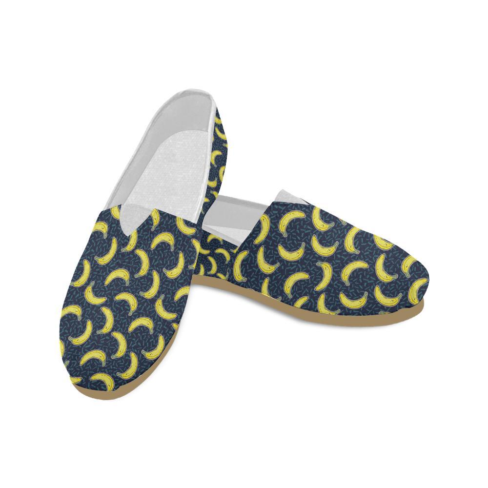 Banana Pattern Print Design BA09 Women Casual Shoes-JorJune.com