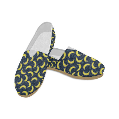 Banana Pattern Print Design BA09 Women Casual Shoes-JorJune.com