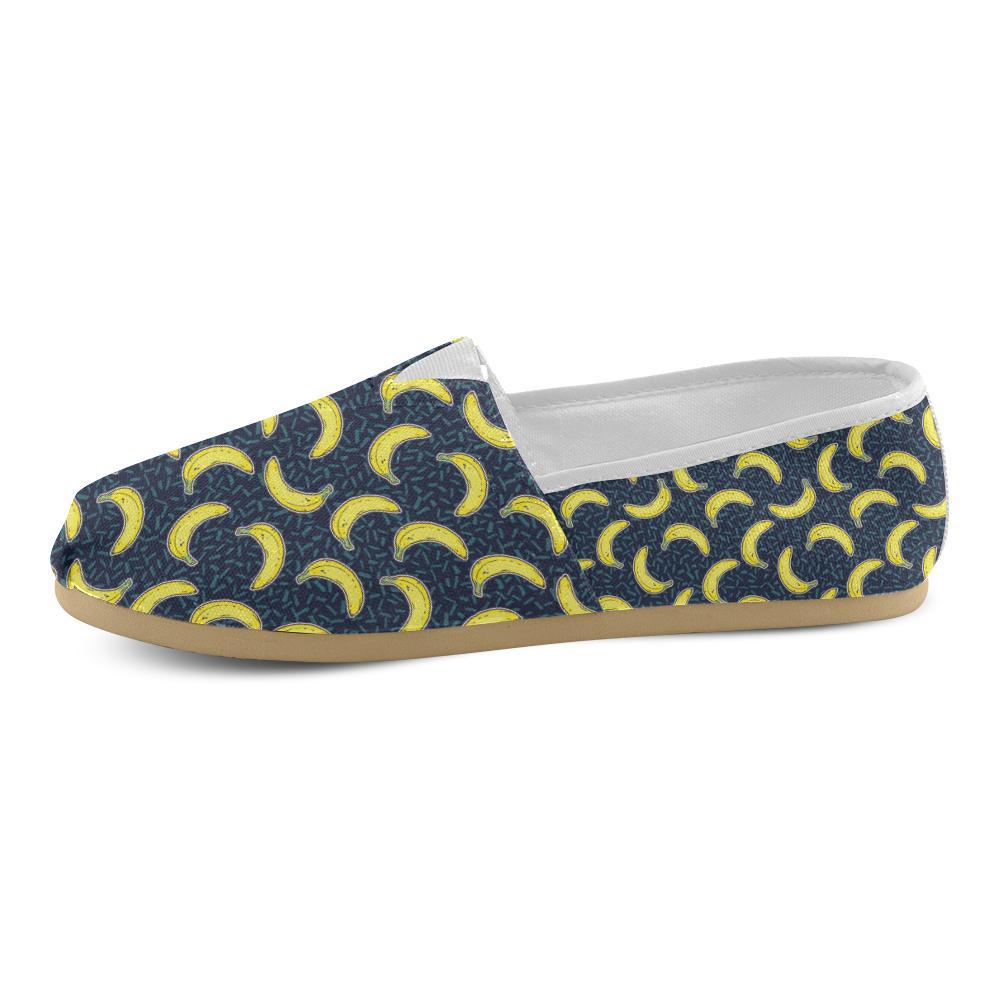 Banana Pattern Print Design BA09 Women Casual Shoes-JorJune.com