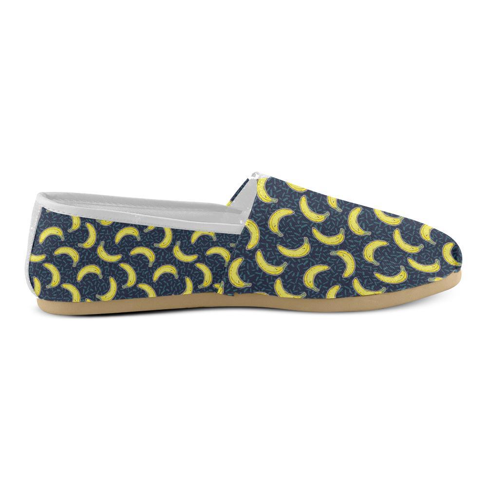 Banana Pattern Print Design BA09 Women Casual Shoes-JorJune.com