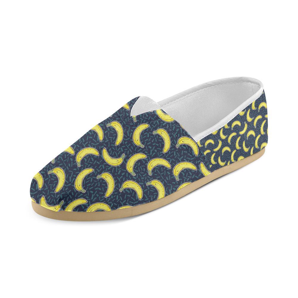 Banana Pattern Print Design BA09 Women Casual Shoes-JorJune.com