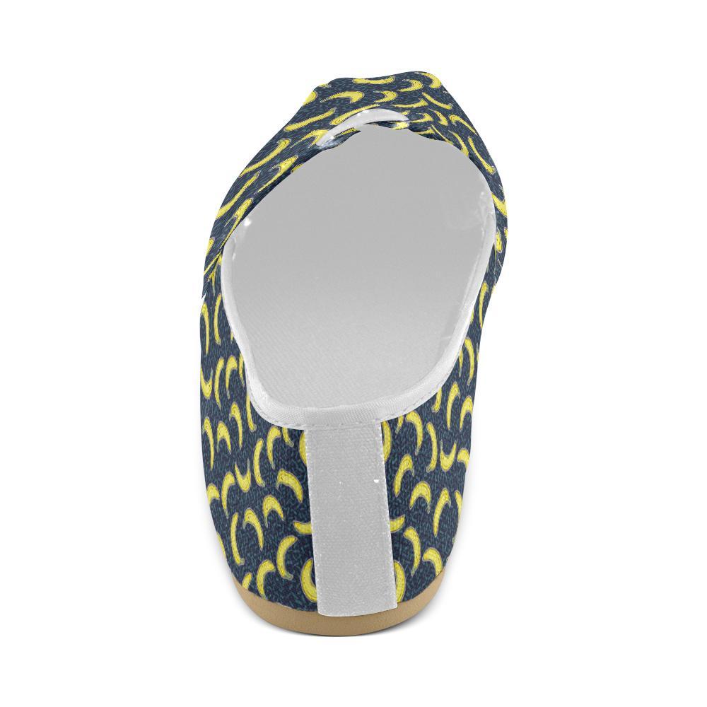 Banana Pattern Print Design BA09 Women Casual Shoes-JorJune.com