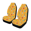 Banjo Pattern Print Design 02 Car Seat Covers (Set of 2)-JORJUNE.COM