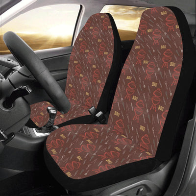 Barbecue Pattern Print Design 01 Car Seat Covers (Set of 2)-JORJUNE.COM