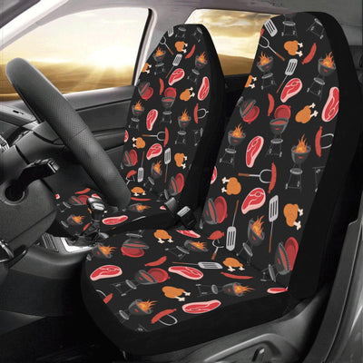 Barbecue Pattern Print Design 04 Car Seat Covers (Set of 2)-JORJUNE.COM