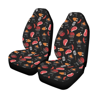 Barbecue Pattern Print Design 04 Car Seat Covers (Set of 2)-JORJUNE.COM