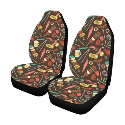 Barbecue Pattern Print Design 05 Car Seat Covers (Set of 2)-JORJUNE.COM